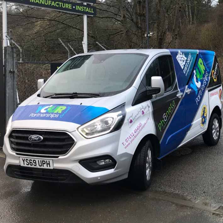 Your partnerships van wrap Cornwall and Devon