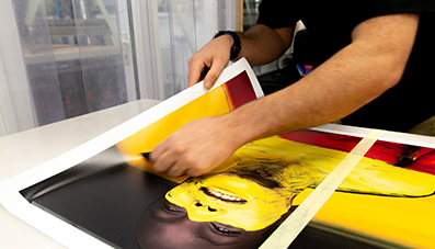 Application of printed vinyl graphics in Launceston